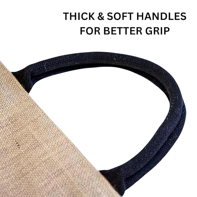 Pack of 2 Heavy Duty Jute Shopping Bag (M)