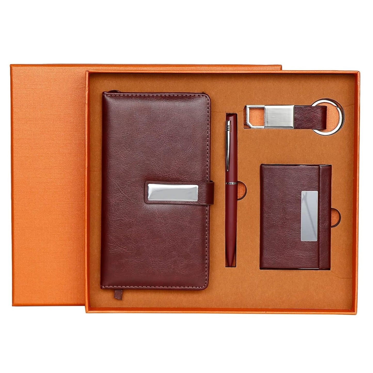 4 in 1 Leather Combo Gift Set
