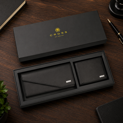 Cross Men’s & Women’s Wallet Combo – Premium His & Hers Gift Set