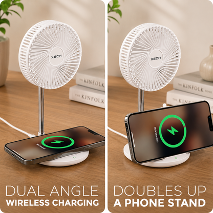 Aerocharge Fan with Wireless Charger