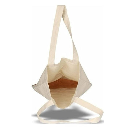 Pack of 2 Minimalistic Cotton Canvas Tote Bag with Cork Base
