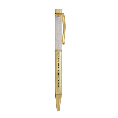 4 in 1 Gift Set with Table Clock, Metal Keychain, Card Holder and Crystal Pen