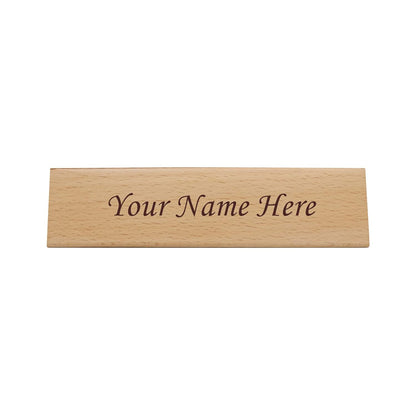 Personalized Desk Name Plate with Pen Stand