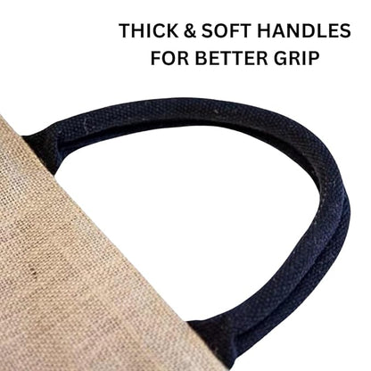 Pack of 2 Heavy Duty Jute Shopping Bag (L)