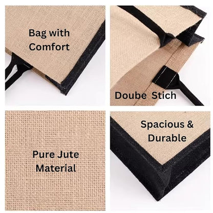 Pack of 2 Heavy Duty Jute Shopping Bag (L)