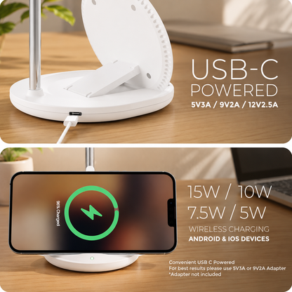 Aerocharge Fan with Wireless Charger
