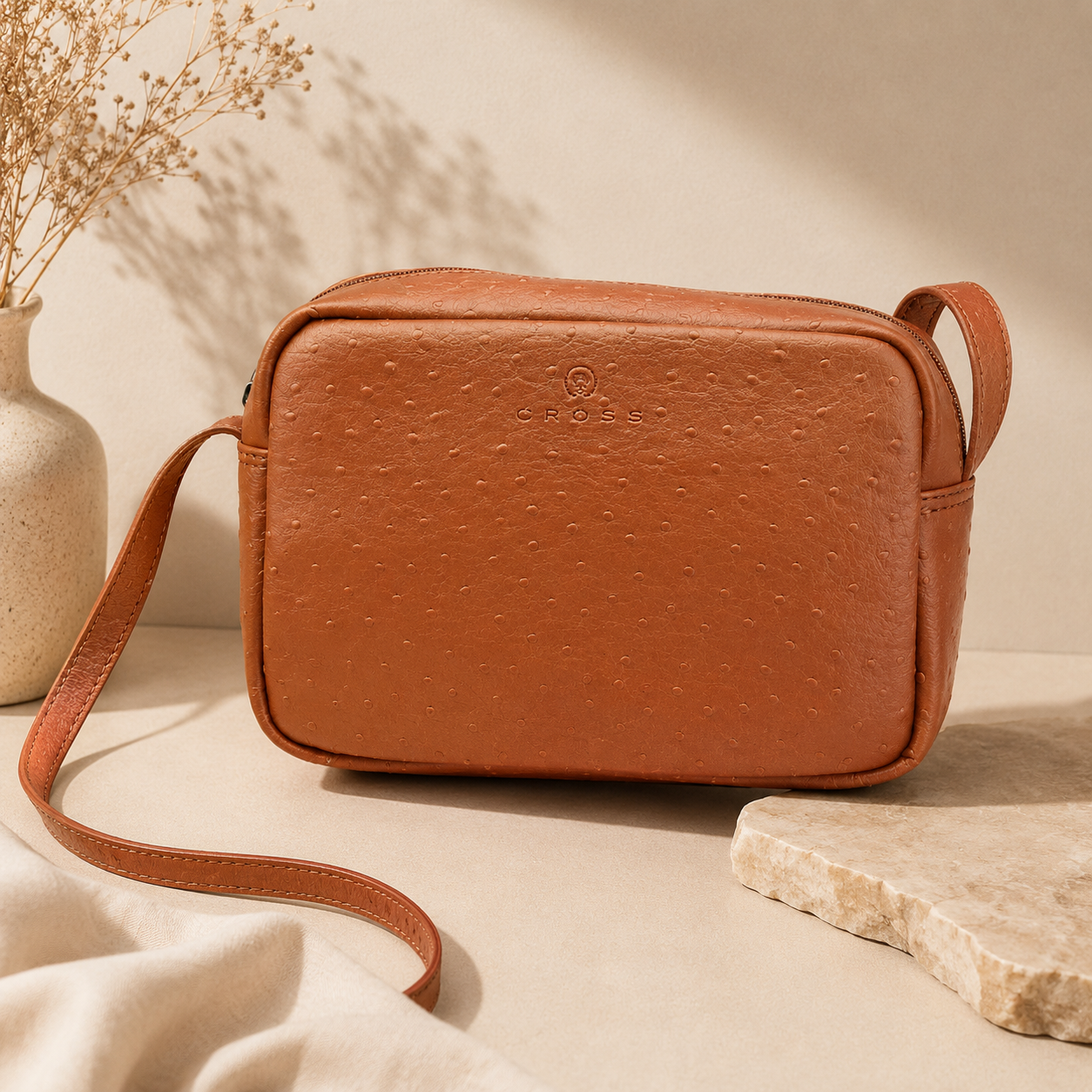 Cross Planey Women’s Sling Bag – Compact Textured Crossbody