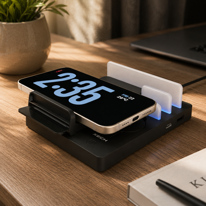 Powerbase Ultra Black 5-in-1 Charging Station