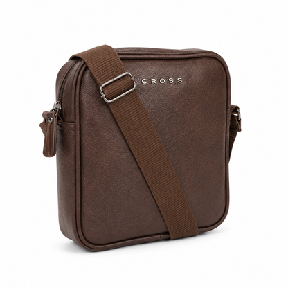 Stylish Asgard Brown Cross Body Bag – Premium Leather Finish, Compact & Versatile