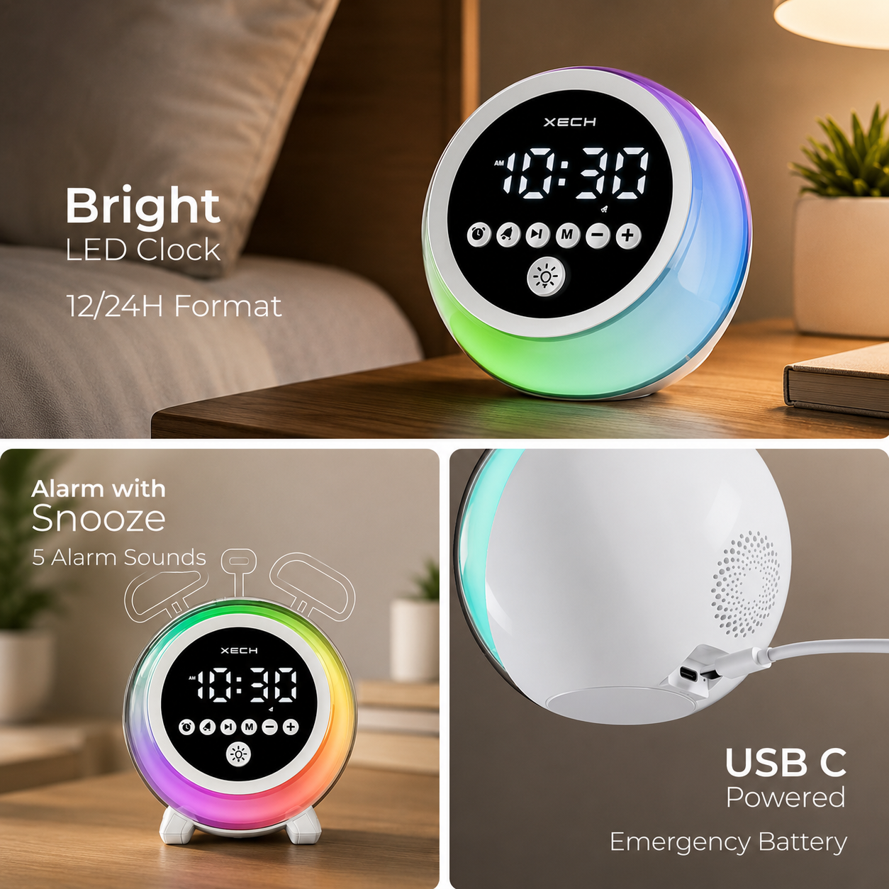 Hue II Ambient Clock Speaker