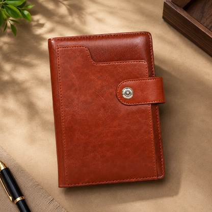 Brown Executive Diary with Pouch